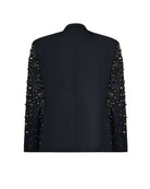 Giacca dal design ricercato con dettagli luminosi Blazer