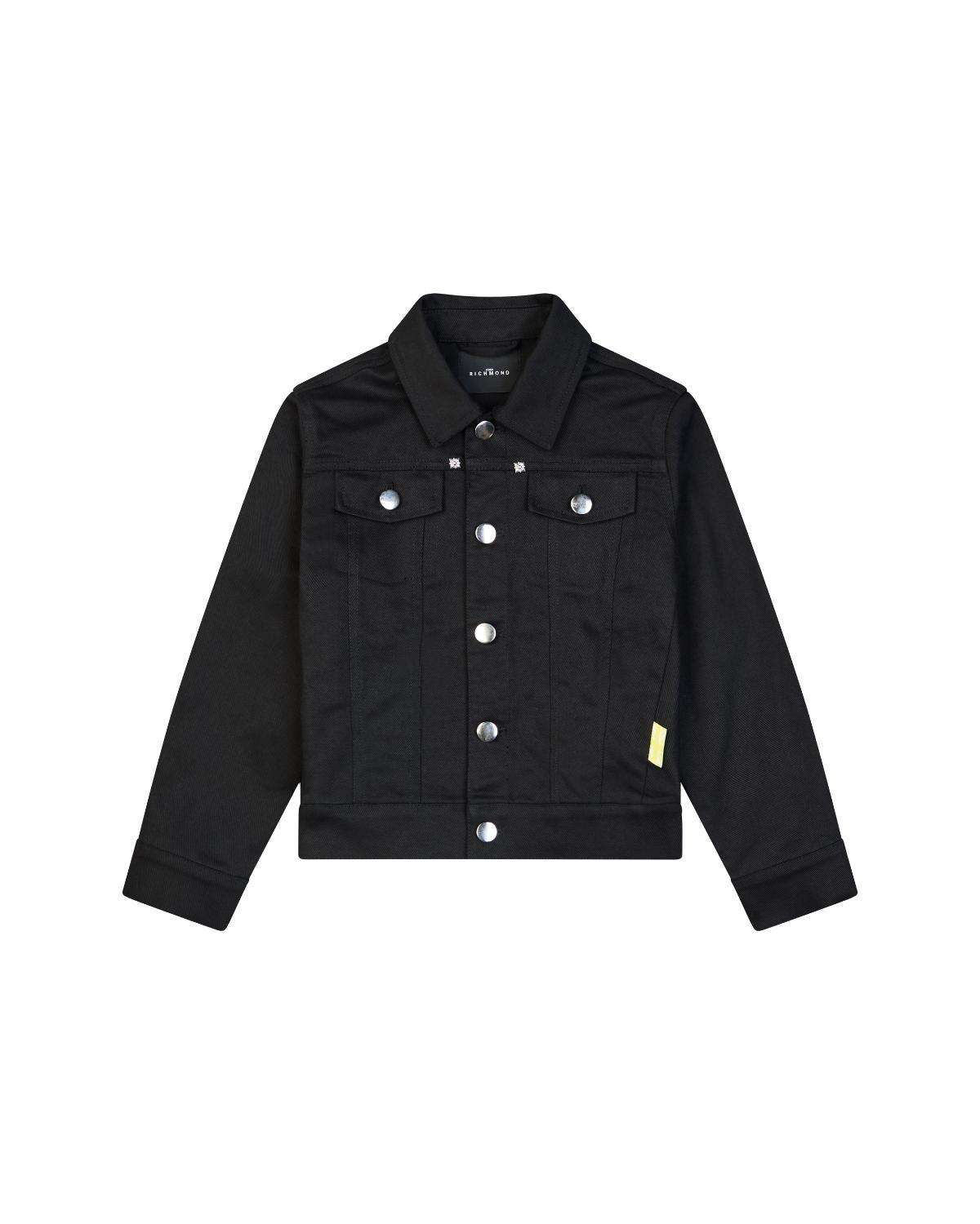 Jeans jacket with metal buttons – John Richmond - Main Image