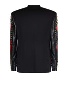 Giacca doppiopetto con maniche decorate GIACCA