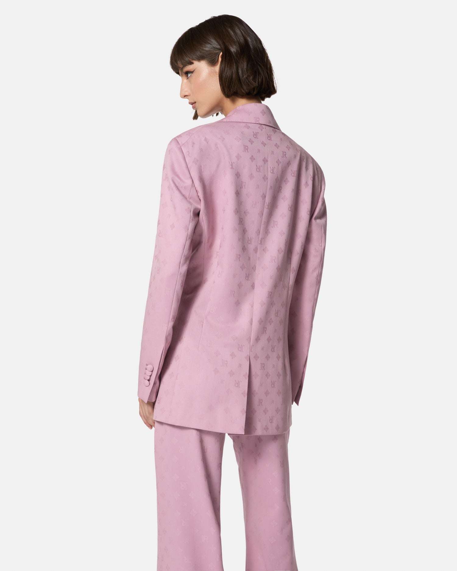 Giacca rosa doppiopetto Giacca