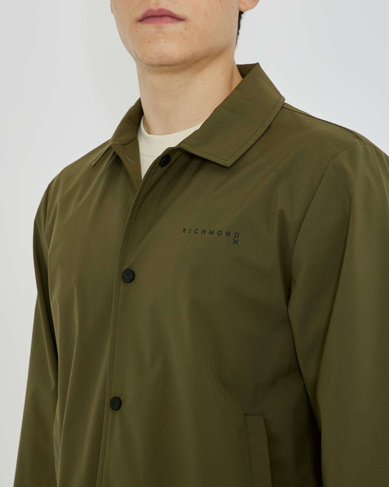 Jacket with logo on the front
