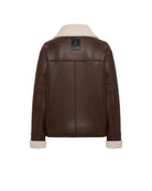 Biker jacket with faux fur collar Outerwear