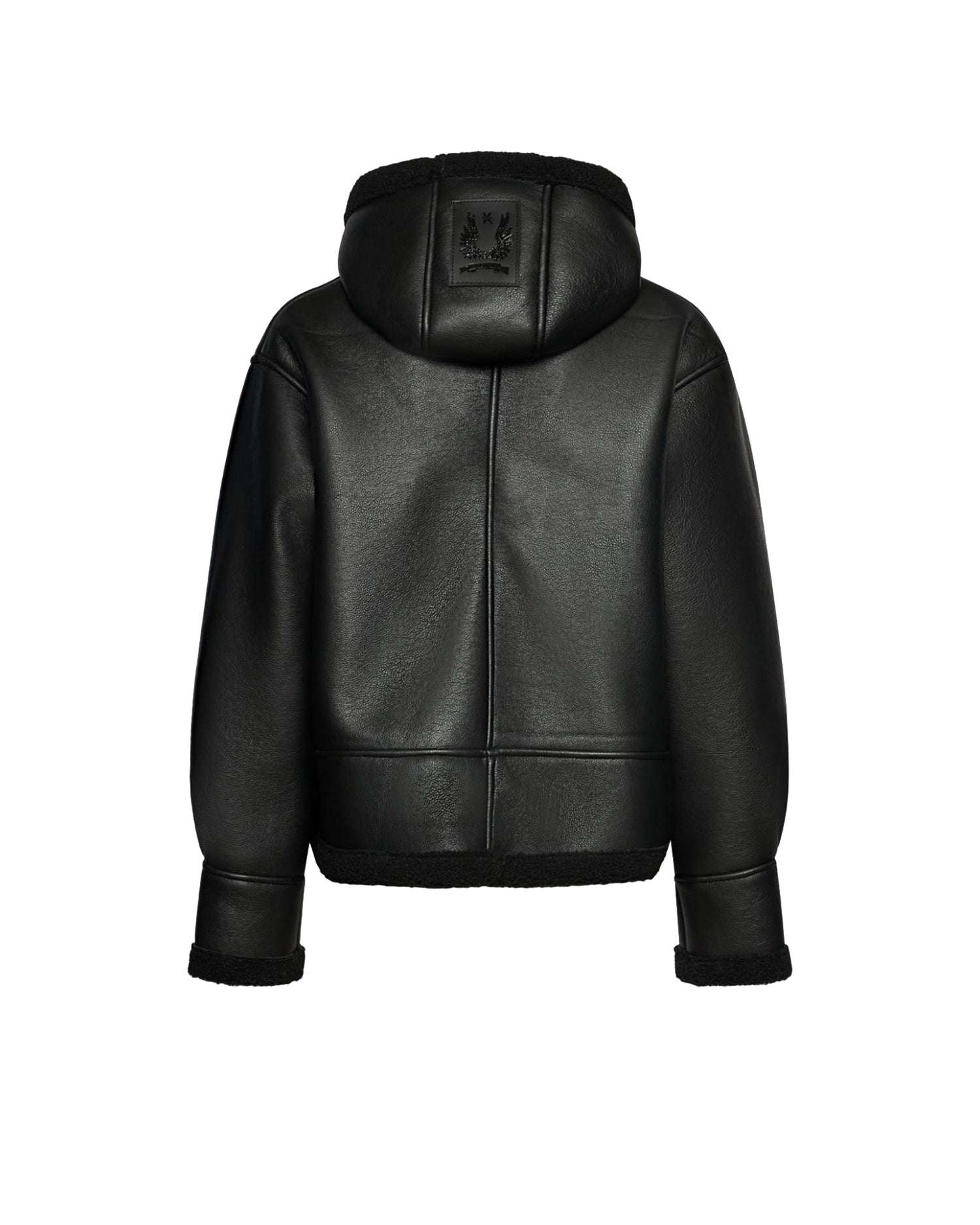 Short jacket with central zip and collar with buckle Outerwear