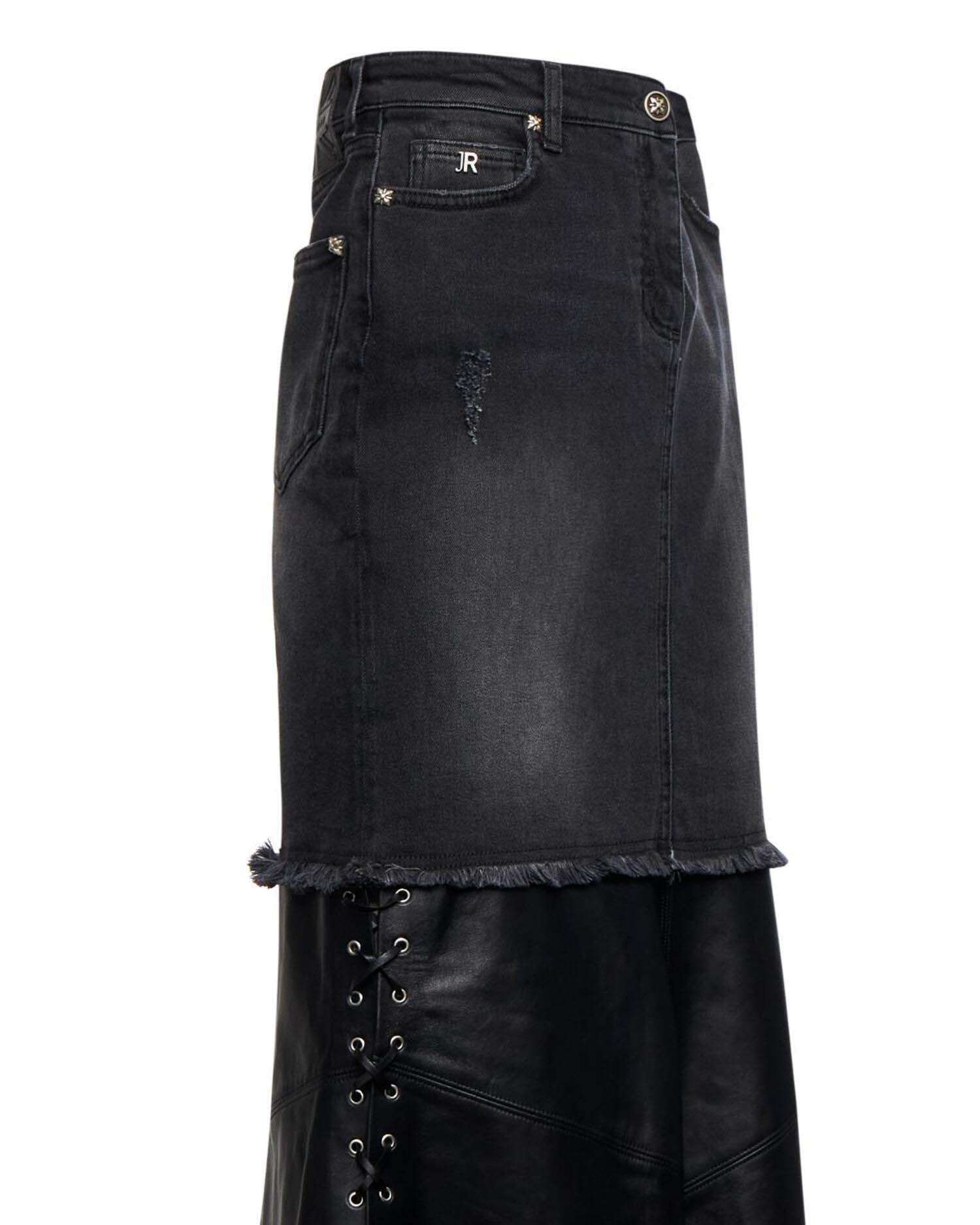 Gonna Lunga con Design Stratificato Gonna