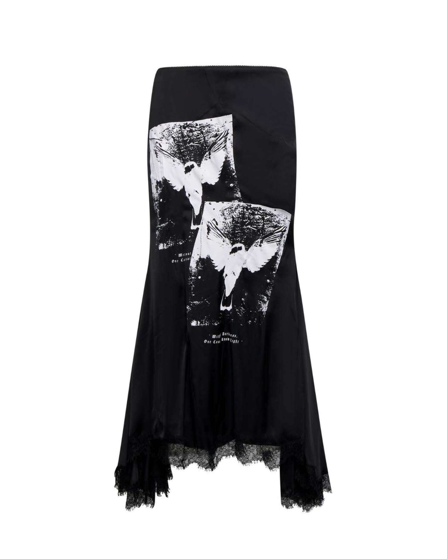 Gonna Lunga con Stampa Artistica Gonna