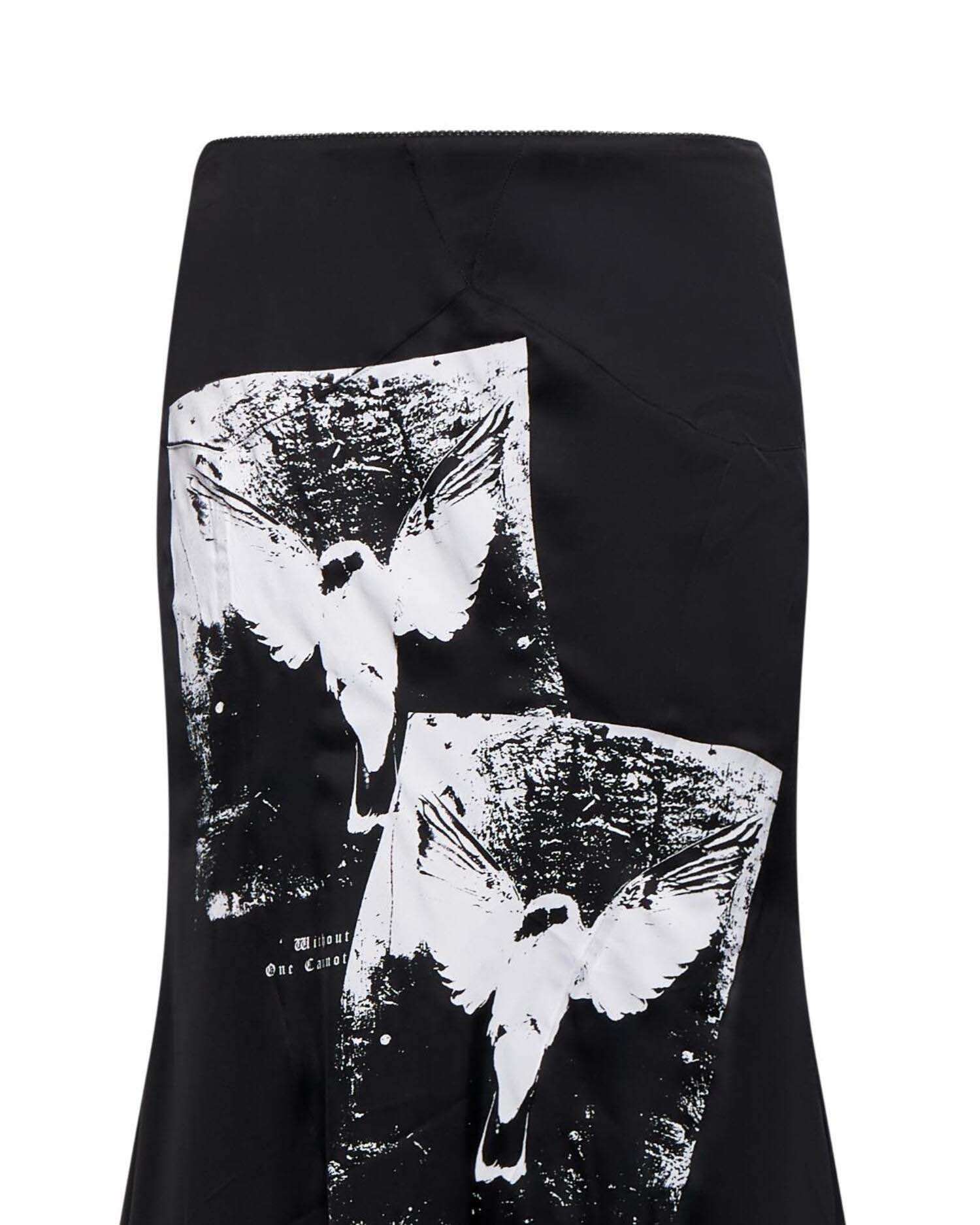 Gonna Lunga con Stampa Artistica Gonna