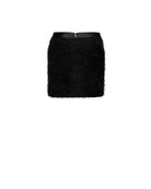 Gonna Mini con Lavorazione a Rete Gonna