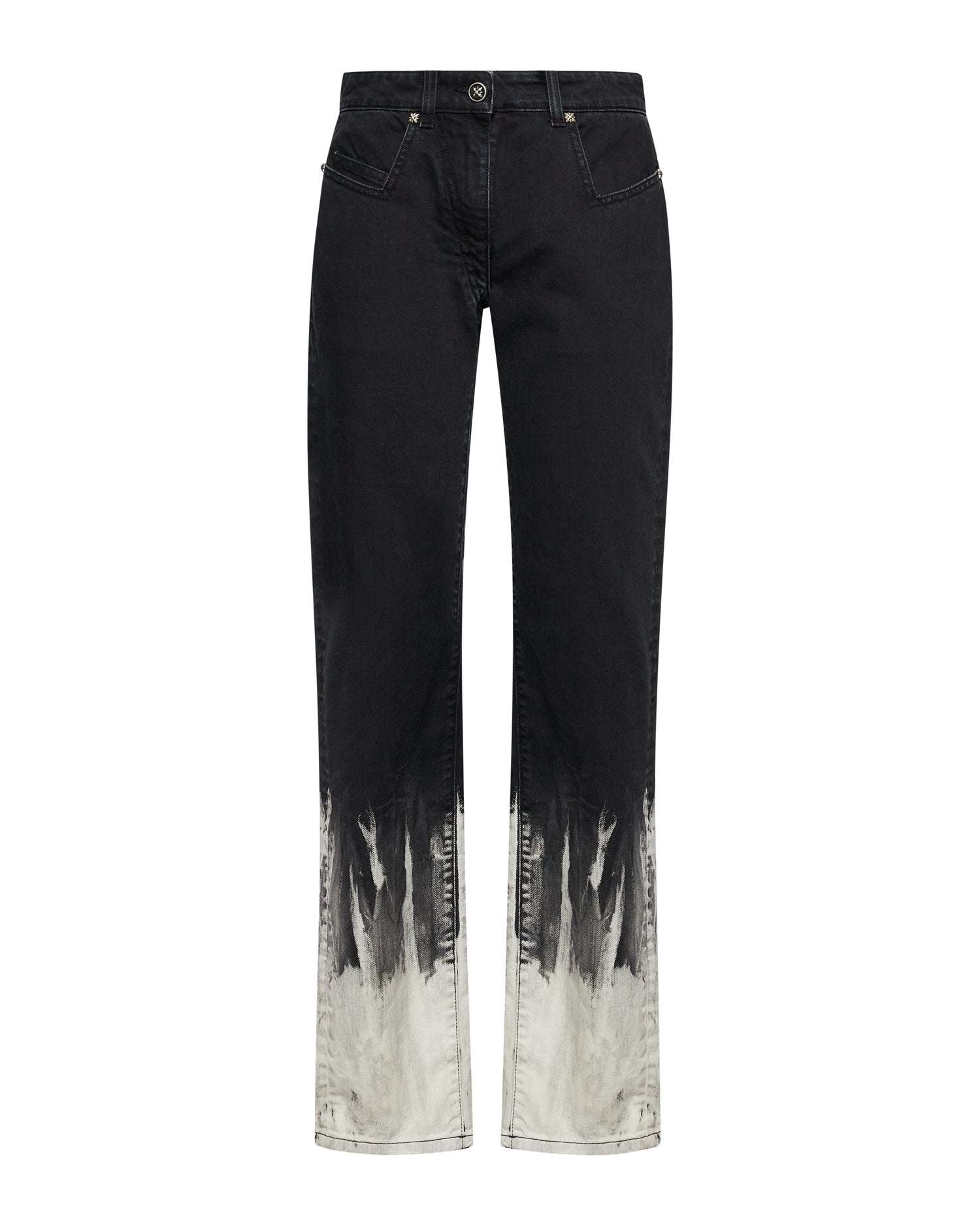 Jeans a gamba dritta con effetto sfumato Jeans