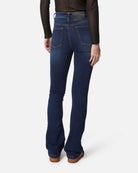 Jeans a vita alta bootcut blu scuro Jeans