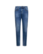 Five pocket jeans with studded profiles Jeans
