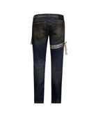 Jeans con dettaglio stampato e nastro laterale decorativo Jeans