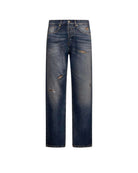 Jeans con effetto used e dettagli distressed Jeans