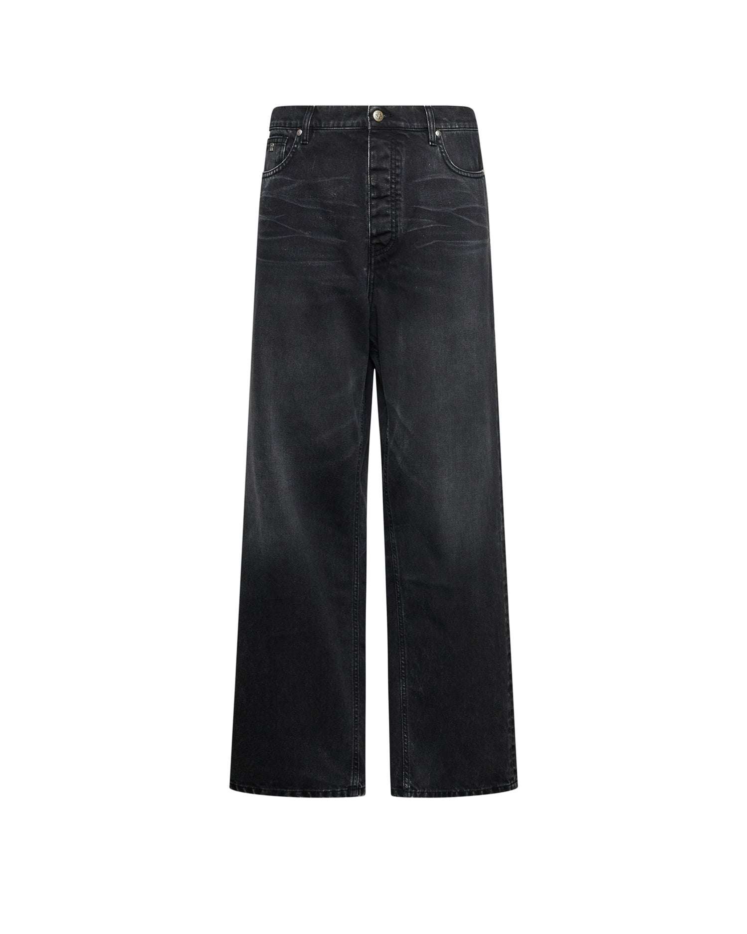 Jeans Dritti con Dettagli Laterali Jeans