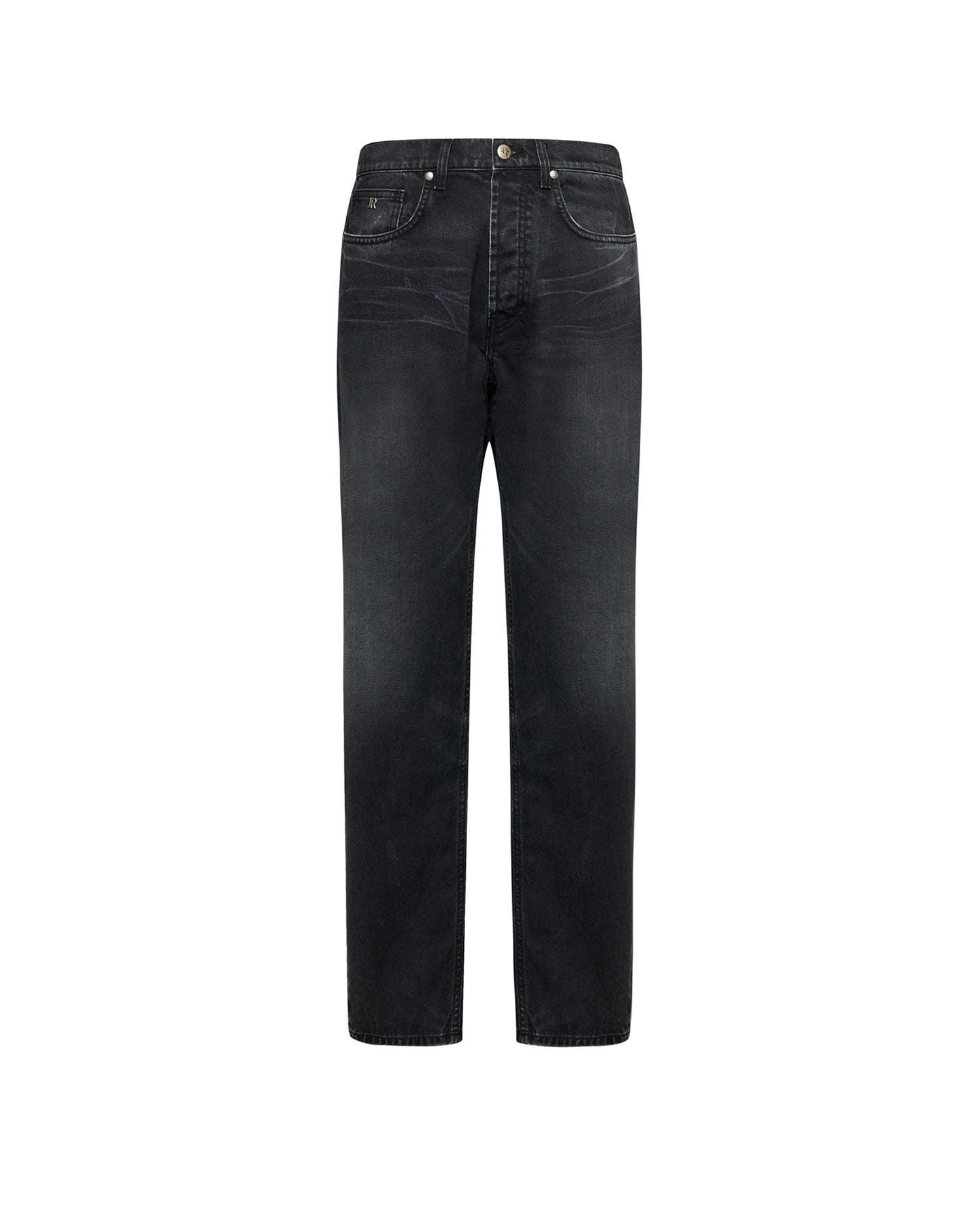 Jeans dritti in denim scuro Jeans