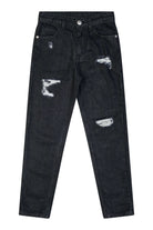 Jeans Regular Fit con Lievi Strappi Jeans