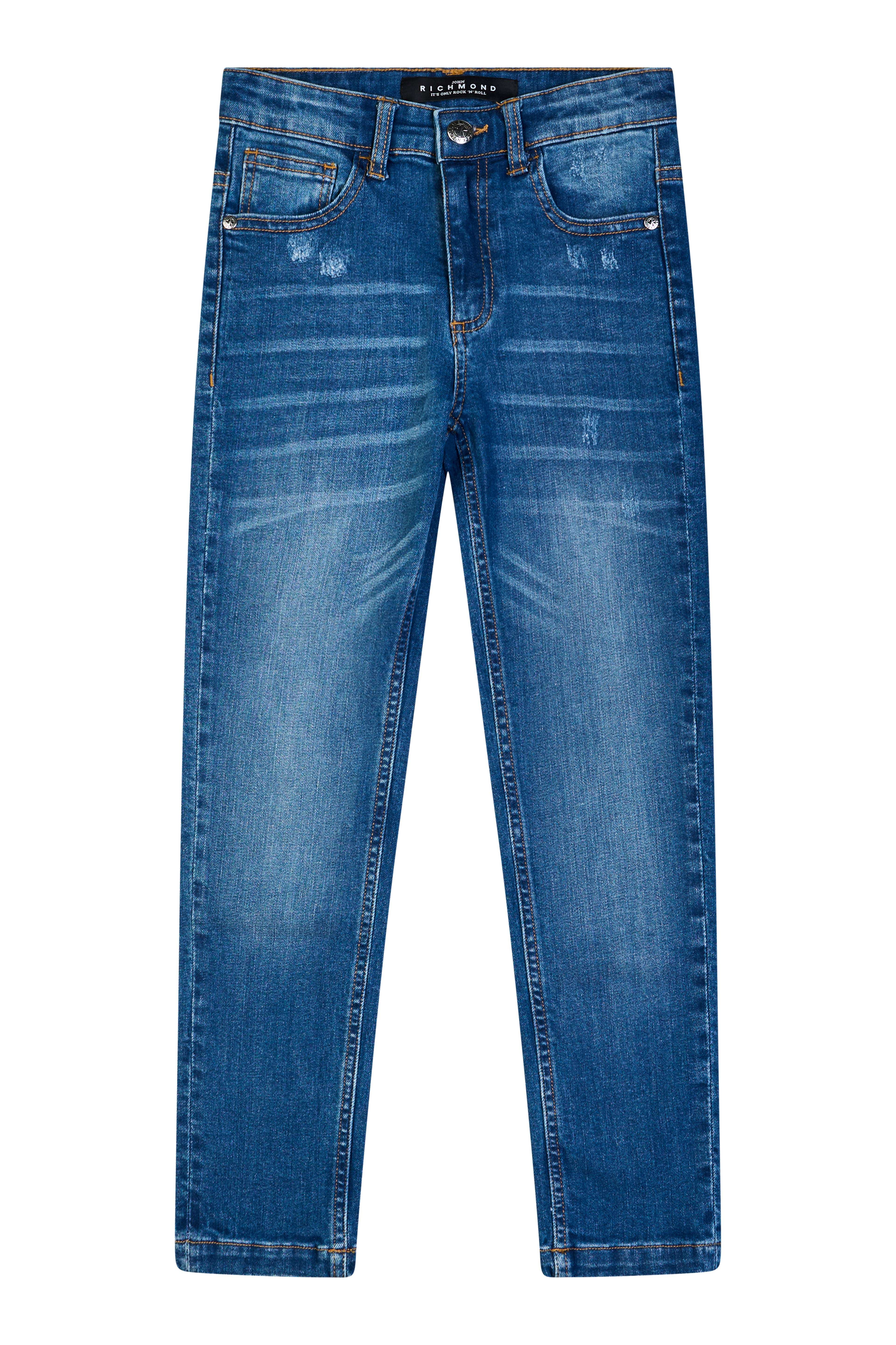 Jeans Skinny con Lavaggio Medio Jeans