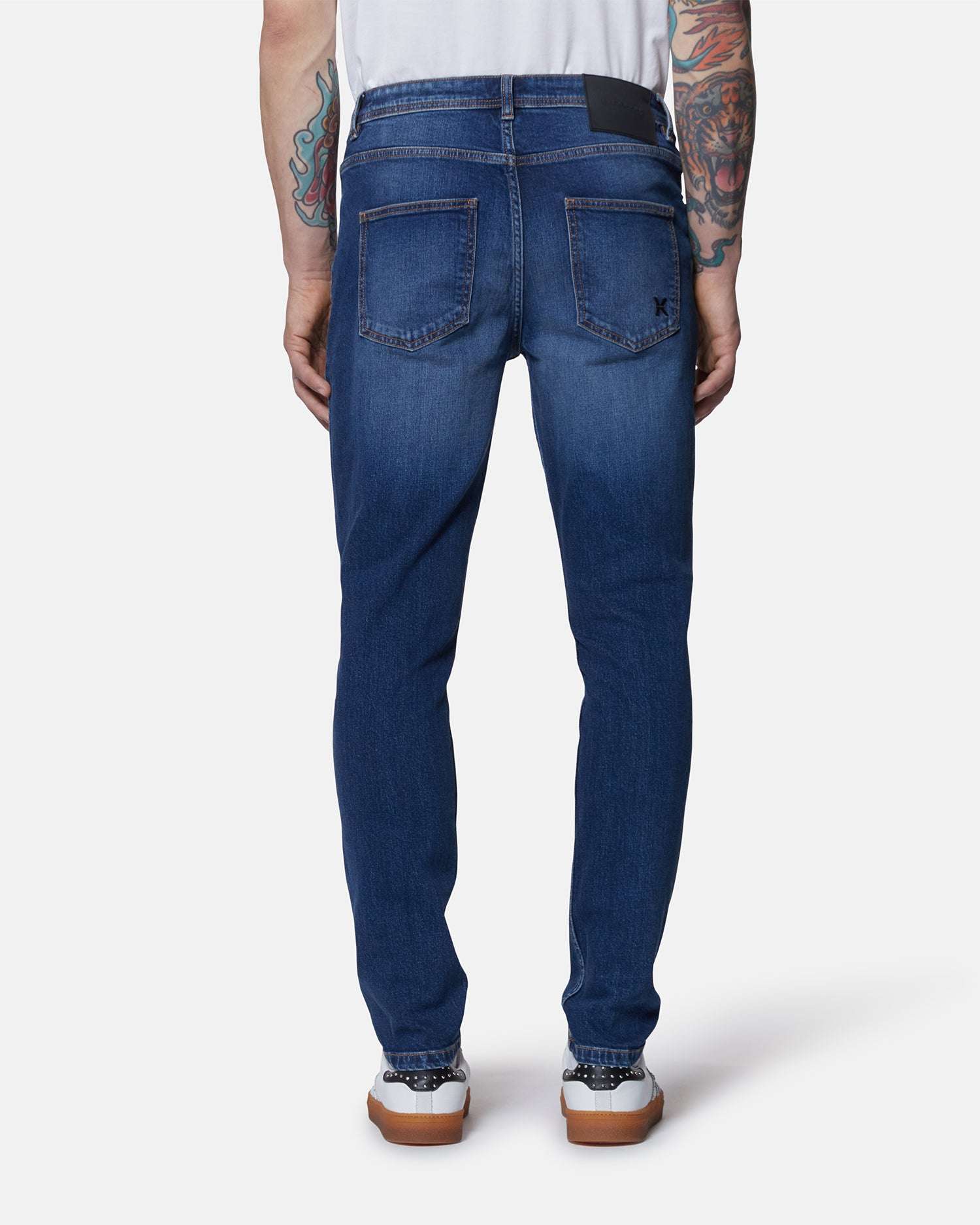 Jeans slim fit a cinque tasche con lavaggio leggero Jeans
