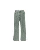 Jeans super baggy in blu chiaro con lettering rosso "RICH" Jeans