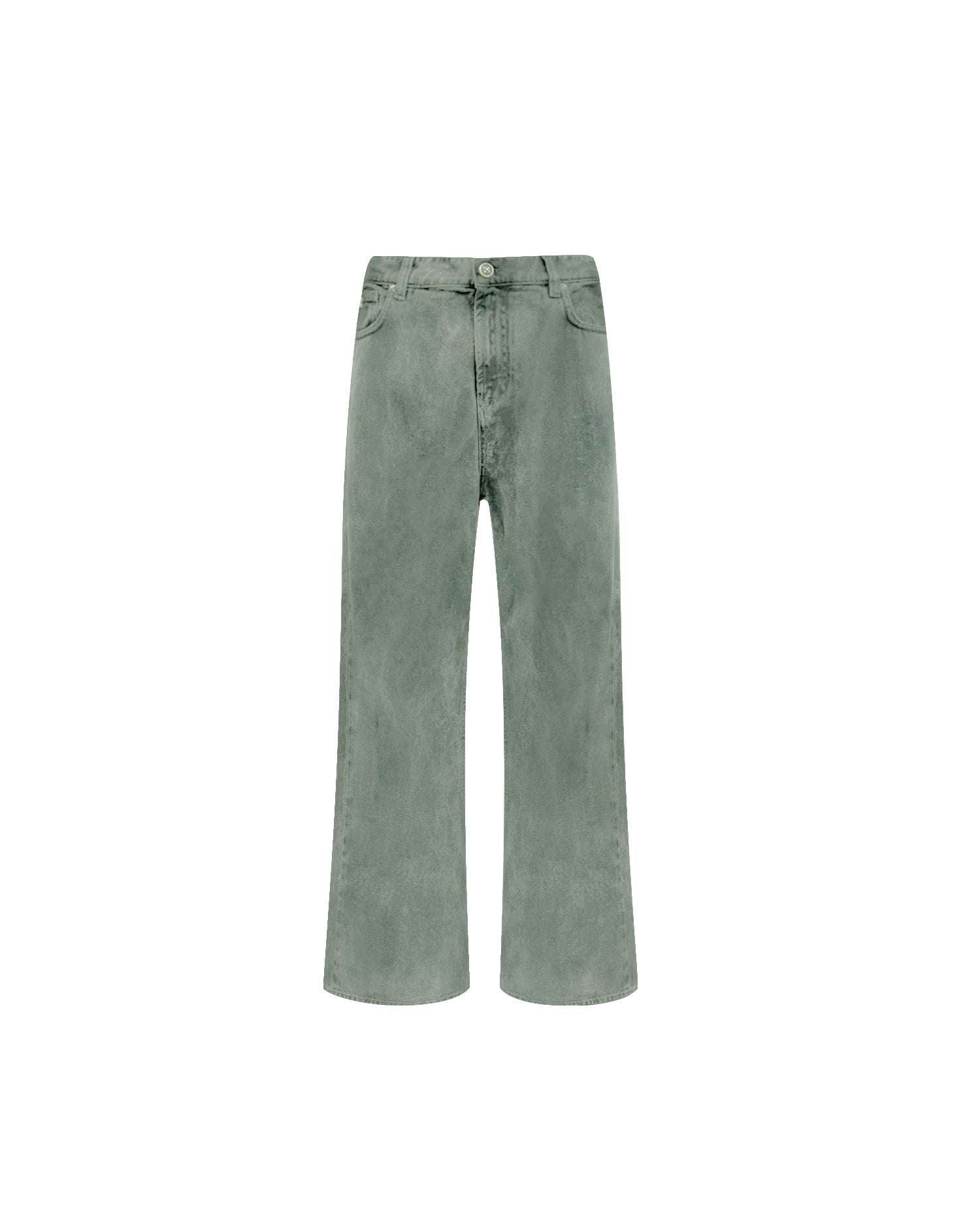 Jeans super baggy in blu chiaro con lettering "RICH" Jeans