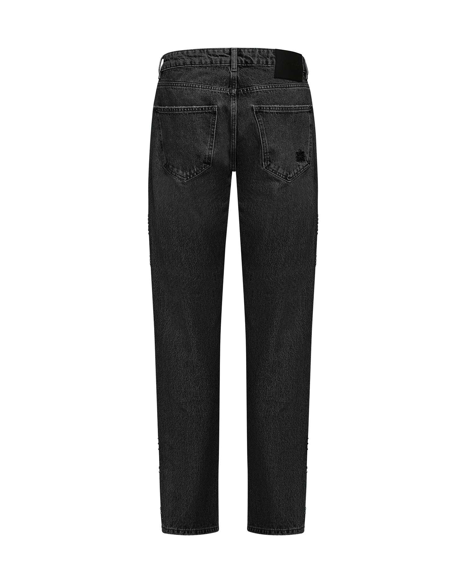 Jeans uomo con microapplicazioni laterali Jeans