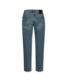 Men's jeans with applied patches and decorative details Jeans