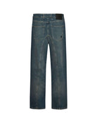 Straight men's jeans in used denim with Richmond X Jeans stitching