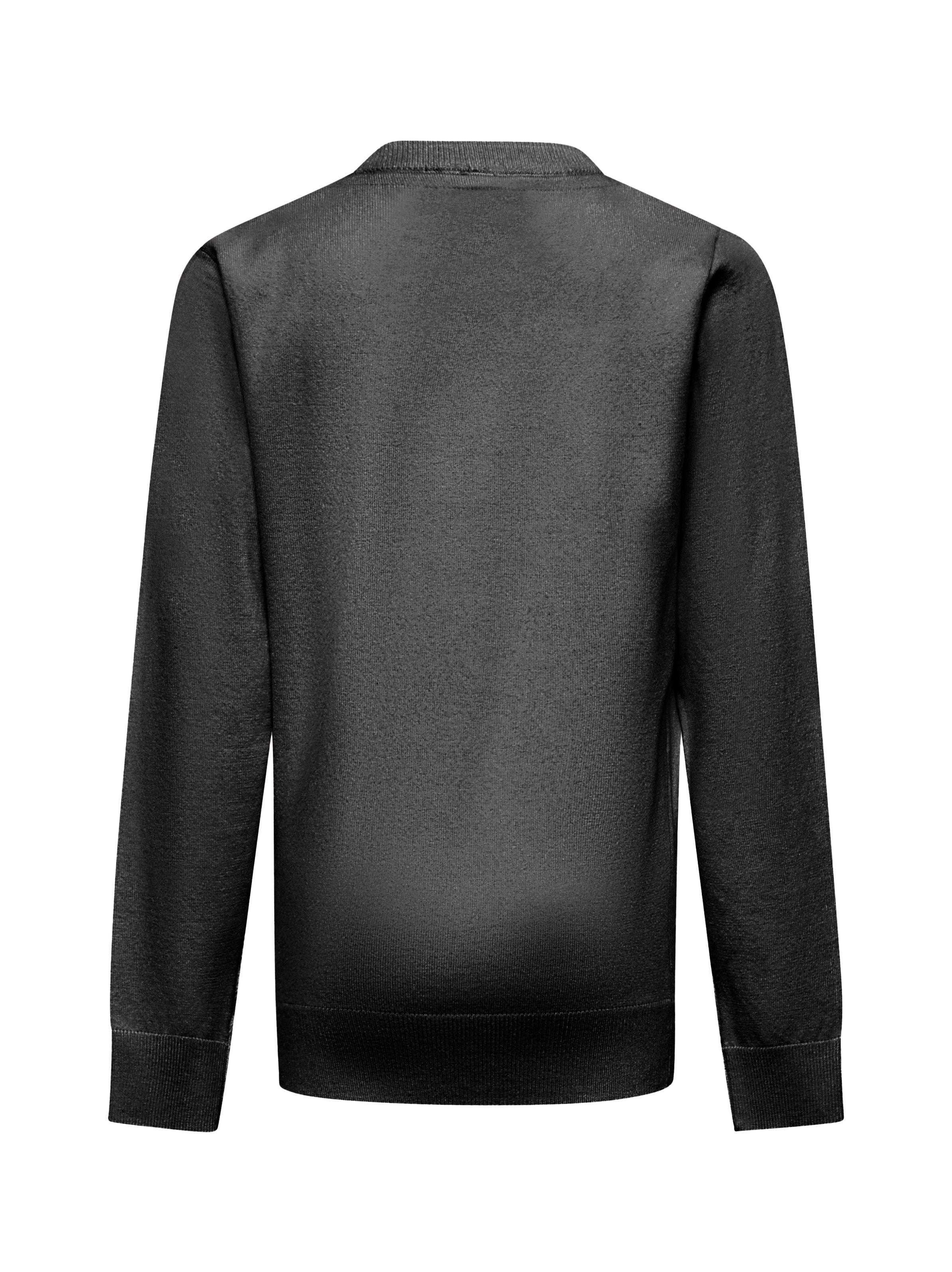 Maglia con ricamo grafico e logo in rilievo Maglia