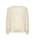 Maglione Girocollo con Motivo Maglia