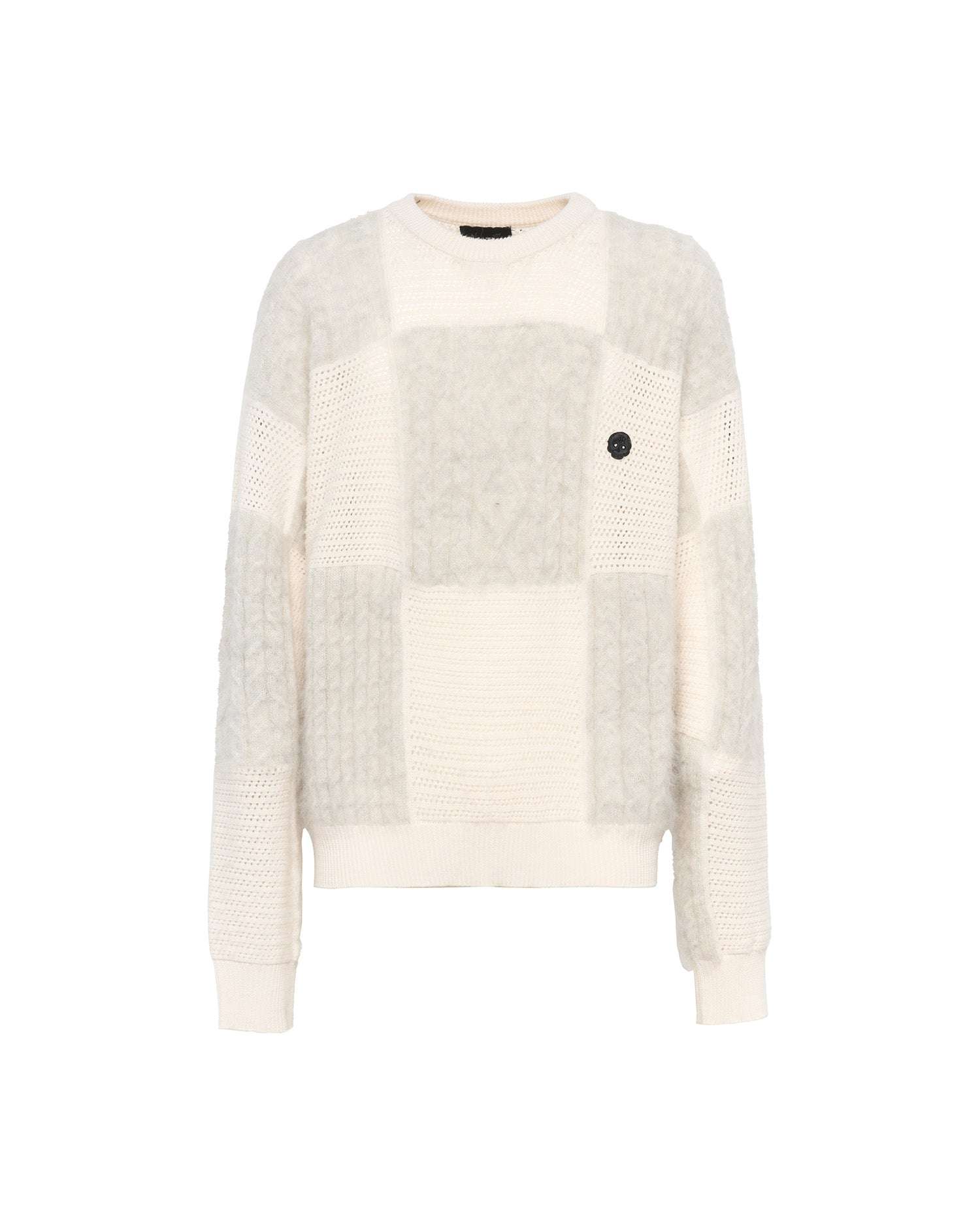 Maglione girocollo in mohair Maglia