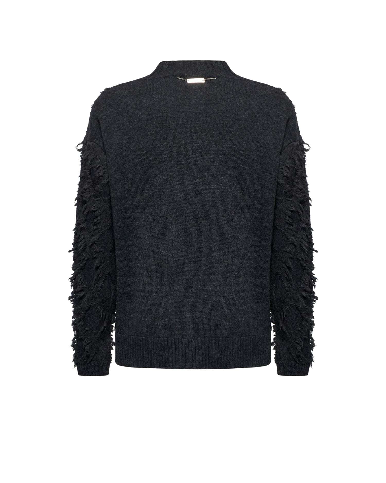 Black men's sweater with fringed workmanship Richmond