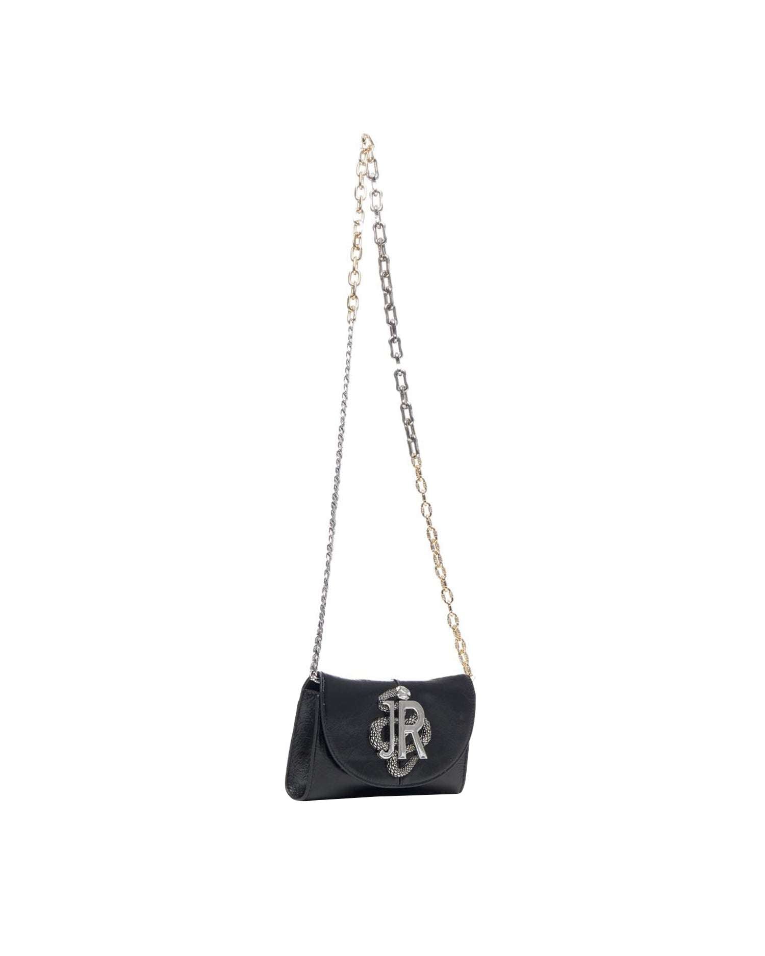 Mini Bag with two -tone shoulder strap and jewel logo – John Richmond