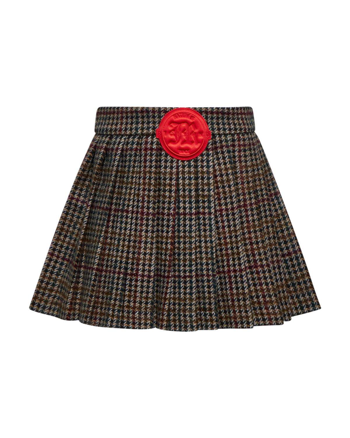 Minigonna con dettaglio centrale Gonna