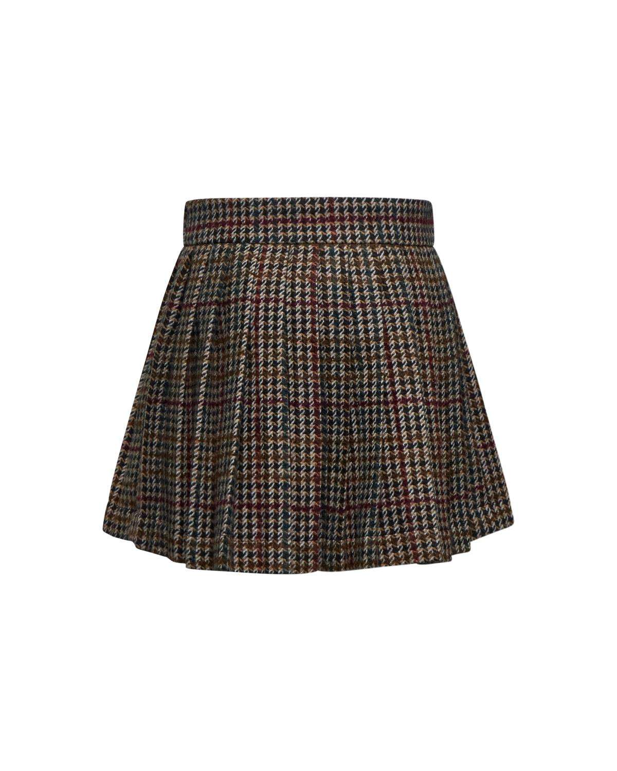 Minigonna con dettaglio centrale Gonna