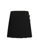 Minigonna con fibbie laterali e taglio strutturato Gonna