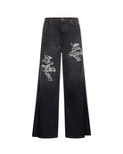 Pantalone a Gamba Ampia Jeans