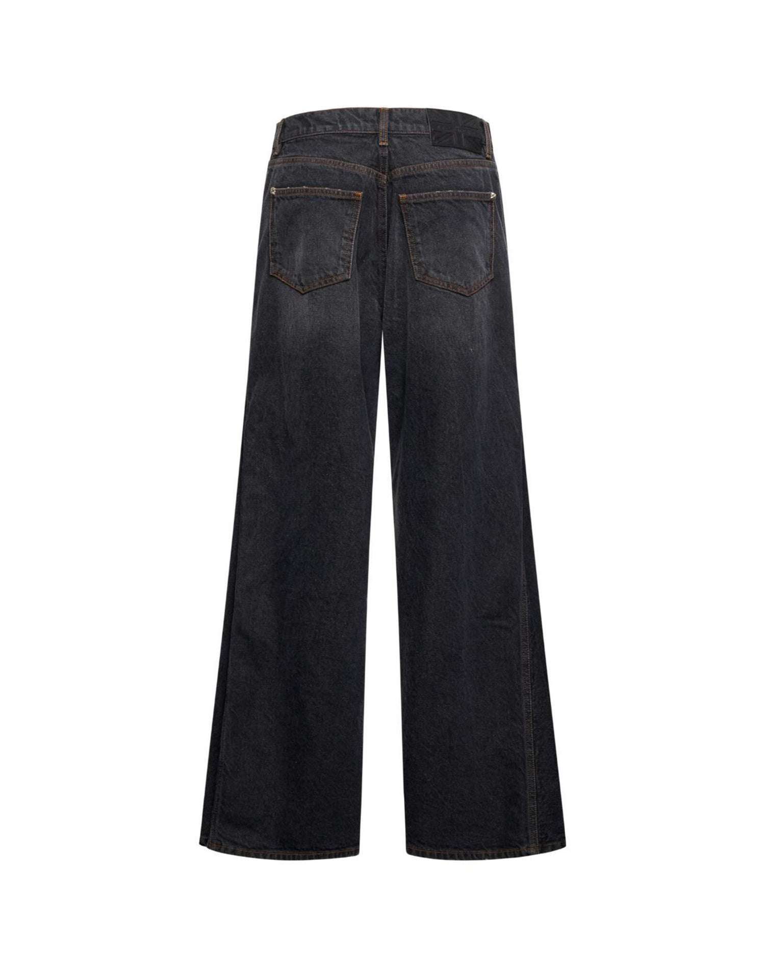 Pantalone a Gamba Ampia Jeans