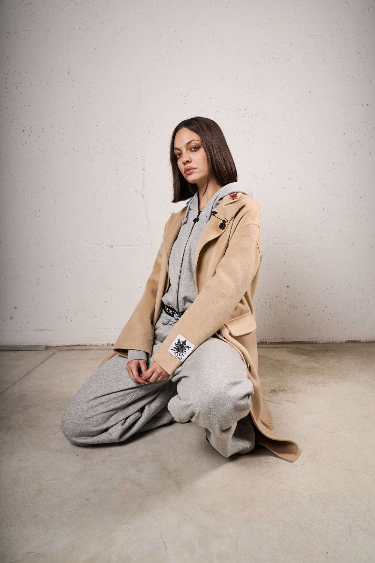 Pantaloni ampi con dettaglio logo Richmond X Pantaloni