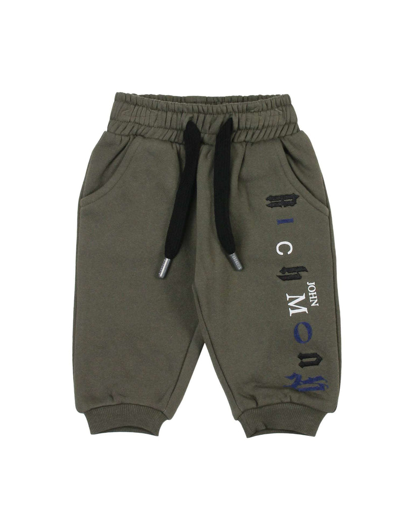 Jogger pants with front logo
