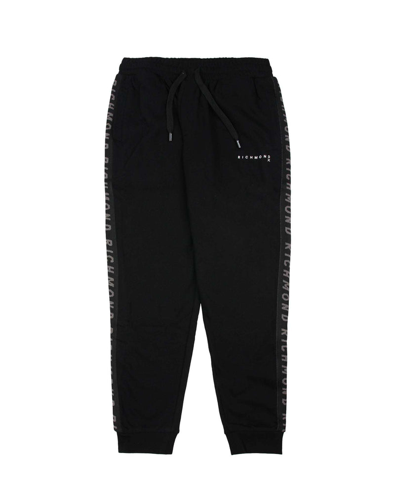 JOGGING PANTS WITH A CONTRASTING A SIDE BAND 