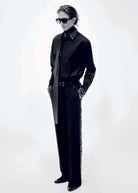 Pantaloni neri dal taglio classico Pantaloni