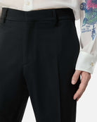 Black tailored trousers with classic cut Trousers