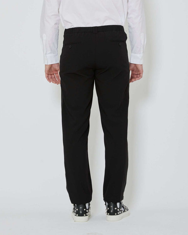 Regular pants with side bands