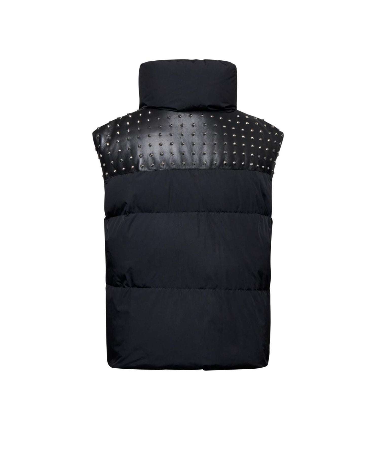 Piumino smanicato dal design lineare Capispalla