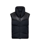 Piumino smanicato dal design lineare Capispalla