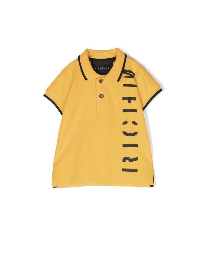 POLO WITH CONTRASTING GRAPHICS
