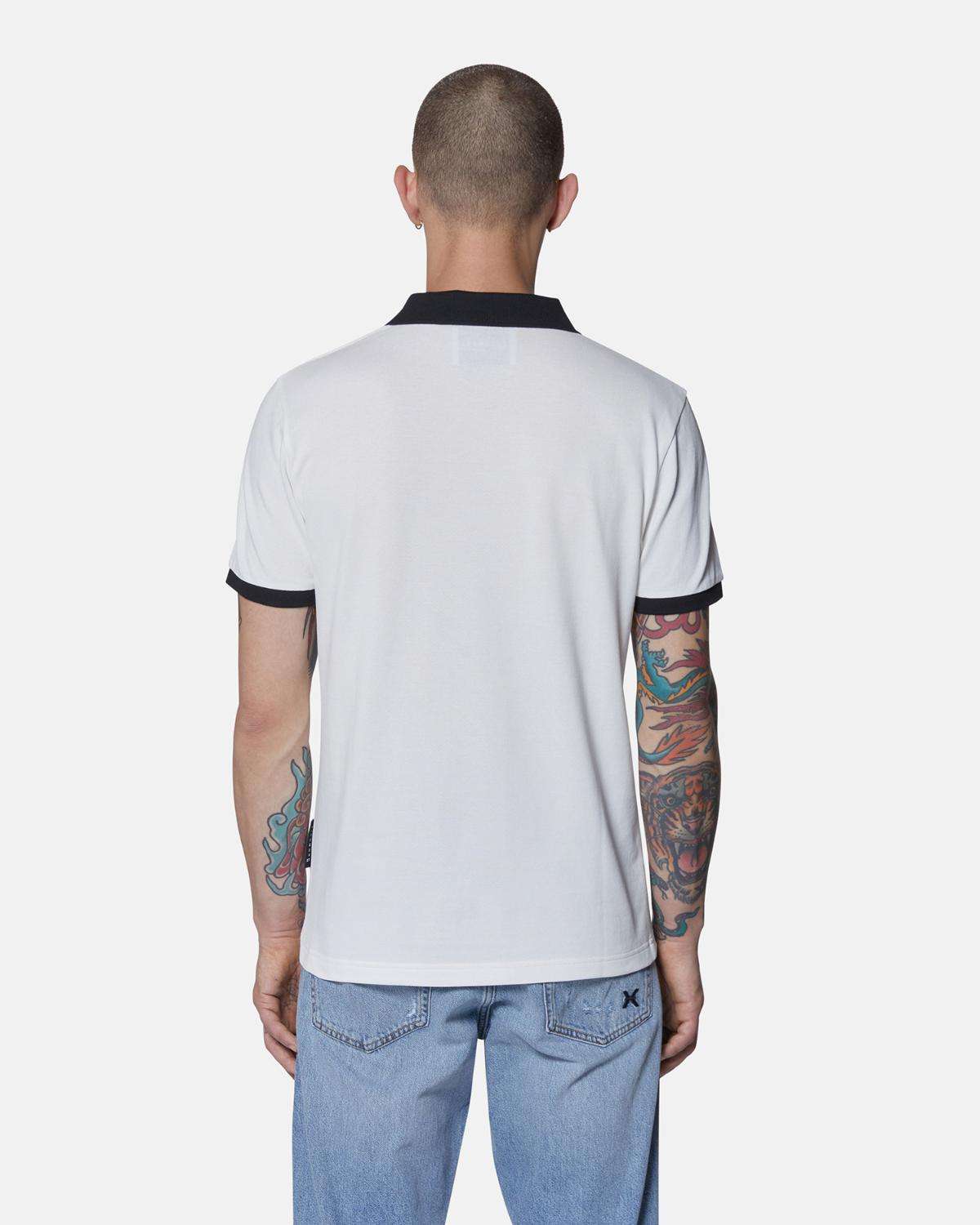 Polo uomo con colletto a contrasto T-shirt