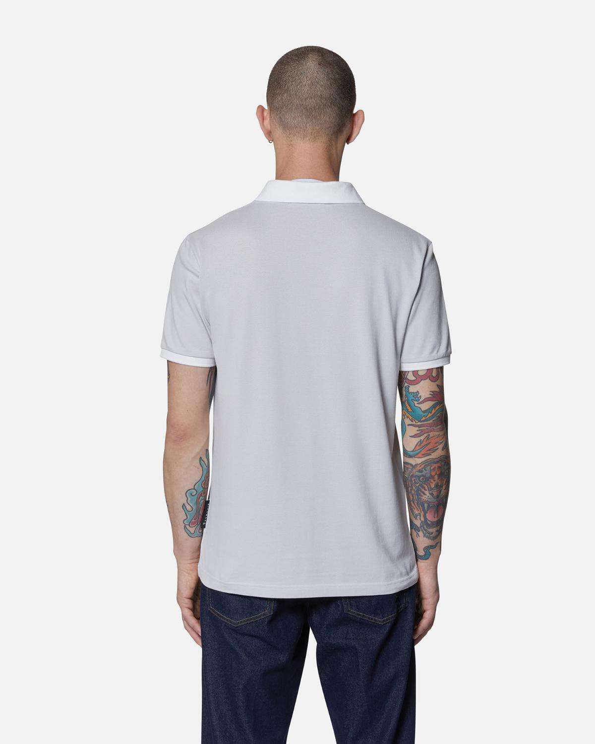 Polo uomo con colletto a contrasto T-shirt