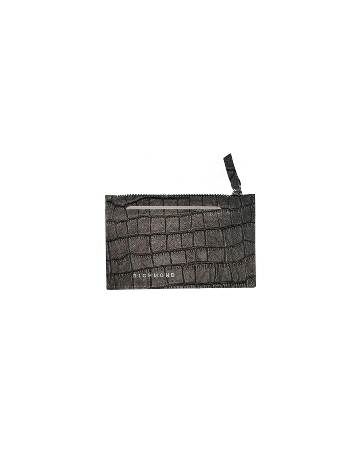 Crocodile effect leather coin purse Wallet