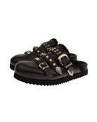 Sabot con cinturini e dettagli metallici Scarpa