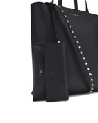 Shopper with Minimal Design and Front Bag Logo